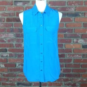 Equipment Slim Signature Sleeveless Shirt
